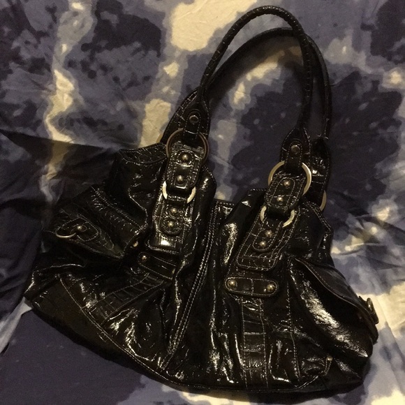 Mondani patent style shoulder bag - Picture 1 of 5